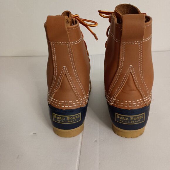 L.L. Bean Women’s Bean Boots Blue Bottom Waterproof Duck Boots Size 6M EUC - Picture 9 of 15